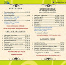 Menu Les Globes K'rockeurs - Le menu du jour, sandwiches et grillades