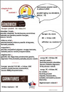 Menu Les p'tis poulets - Sandwiches et garnitures