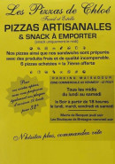 Menu Les pizzas de chloé - Informations