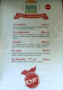 Menu Les Saveurs de Pop's - Menu à la carte 