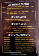 Menu Local Snack'Lap - Les menus enfant, desserts et boissons