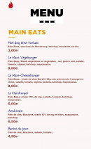 Menu Love picnik - Le hot dog New Yorkais, maxi- végéburger...