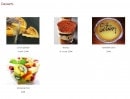 Menu m&m Pizza - Les desserts