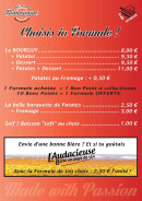 Menu Med'in Bourgogne - Formules