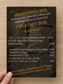 Carte et menu de Moul'Breizh à Lesneven — Moules frites, fish chips, menu enfant,...