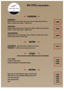 Menu Mr Chili - Les ensaladas, nachos...