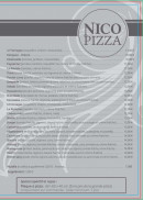 Menu Nico Pizza - Pizzas suite