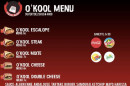 Menu O'Kool Night - Menu à la carte 