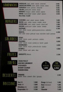 Menu Ô p'tit creux - Sandwiches, burgers, salades,.....