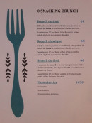 Menu O Snacking Bus - Brunch