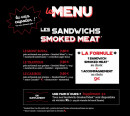 Menu Oh Canada - Les sandwichs