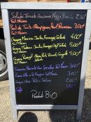 Menu Organic Food Croque - Exemple de menu
