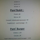 Menu Pam'Kréa Saveurs - Bokit et burger