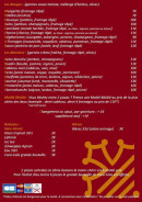 Menu Passion Pizza - Pizzas et boissons 