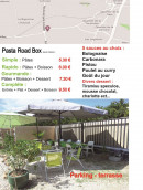 Menu Pasta road - Les pâtes, sauces,...