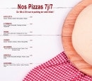 Menu Piz' a GoGo - Pizzas