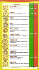 Menu Pizz'Adorée chez Léon - Les pizzas