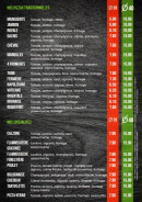 Menu Pizz Aldente - Pizzas