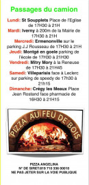 Menu Pizza Angelina - Les informations