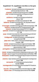 Menu Pizza Angelina - Les pizzas page 2