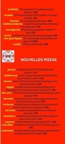 Menu Pizza Angelina - Les pizzas page 3