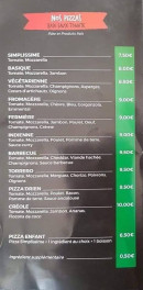 Menu Pizza'Drien - Les pizzas