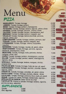 Menu Pizza fab - Pizzas