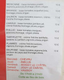 Menu Pizza Philio - Les pizzas suite