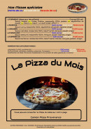 Menu Pizza Provenance - Les pizzas spéciales