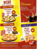 Menu Pizza Tradition - Les menus et boissons