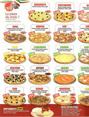 Menu Pizza Tradition - Les pizzas