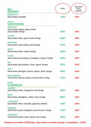 Menu PizzaYolo - Basique, gourmandes et classiques