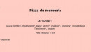 Menu Scuderia Pizza - pizza du moment