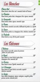 Menu Sergio Pizza - pizzas suites