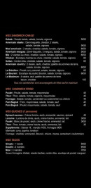 Menu Snack aumaximum - Sandwiches, quiches et tacos