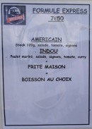 Menu Speedlunch - La formule express