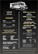 Menu Tom & Seb - Les burgers, menus, crêpes et boissons