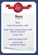 Menu Tout est Bon dans le camion - Menus