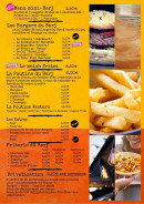 Menu Truck de Barj' - La carte