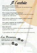 Menu Truck-Time - L' ardoise et boissons