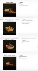 Menu 231 east street - Frites
