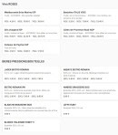 Menu Bistro Romain - Les vins rosés, bières pressions et bouteilles