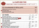 Menu Bistrot du boucher - La carte des vins - 1