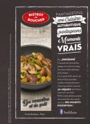 Menu Bistrot du boucher - Carte hiver 2020 -Bourg en Bresse