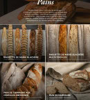 Menu Boulangerie Marie Blachère - Les pains