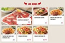 Menu Buffalo Grill - Les crus