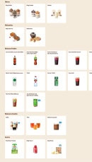 Menu Burger King - Desserts et boissons