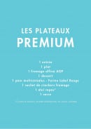 Menu class'croute - Les plateaux premium