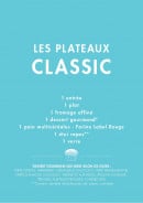 Menu class'croute - Les plateaux classic