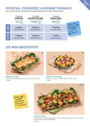 Menu class'croute - Les cocktails et mini brochettes
